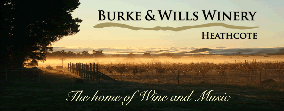 Sunrise over Burke & Wills Winery