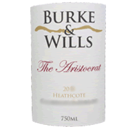 Wine label Burke and Wills Aristocrat
